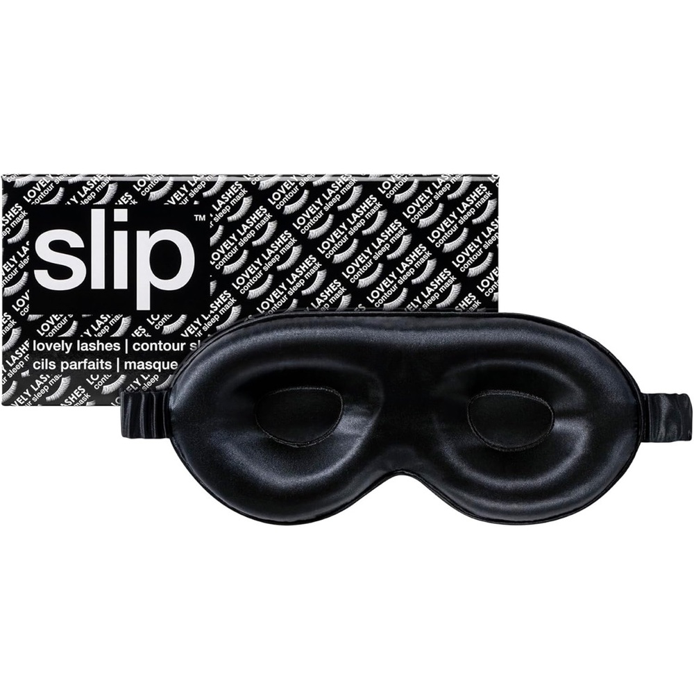 slip Contour Sleep Mask 100% Pure Mulberry Silk Contoured Prevents Eye Pressure
